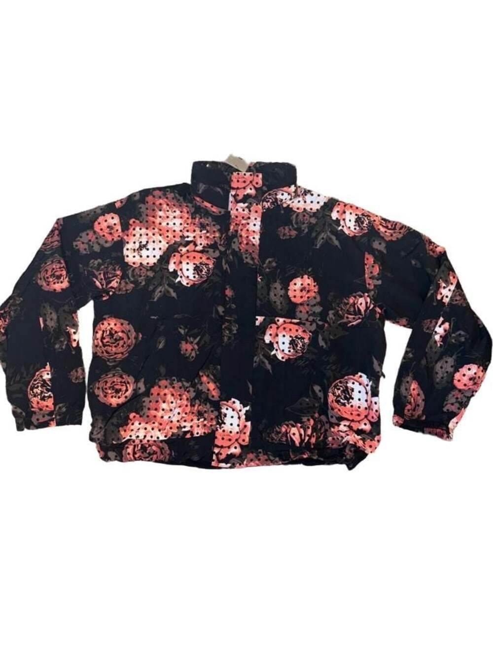Nike Tech Pack Oversized Floral Print Repel Jacket HM9466-010 Size M